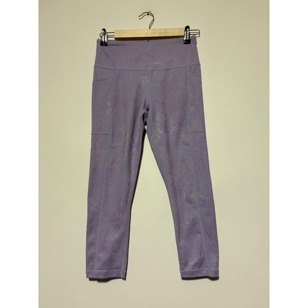 Constantly Varied Gear Women Size XS Purple Glisten Here Crop Leggings